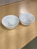 2-8 inch fire king bowls