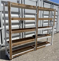 White Wooden Shop Shelf