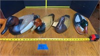 Duck decoys : resin and wood