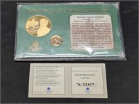 Abraham Lincoln Bicentennial Coin and medal set