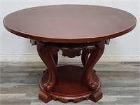 Hand painted Asian round table