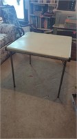 OLDER STYLE CARD TABLE NO CHAIRS