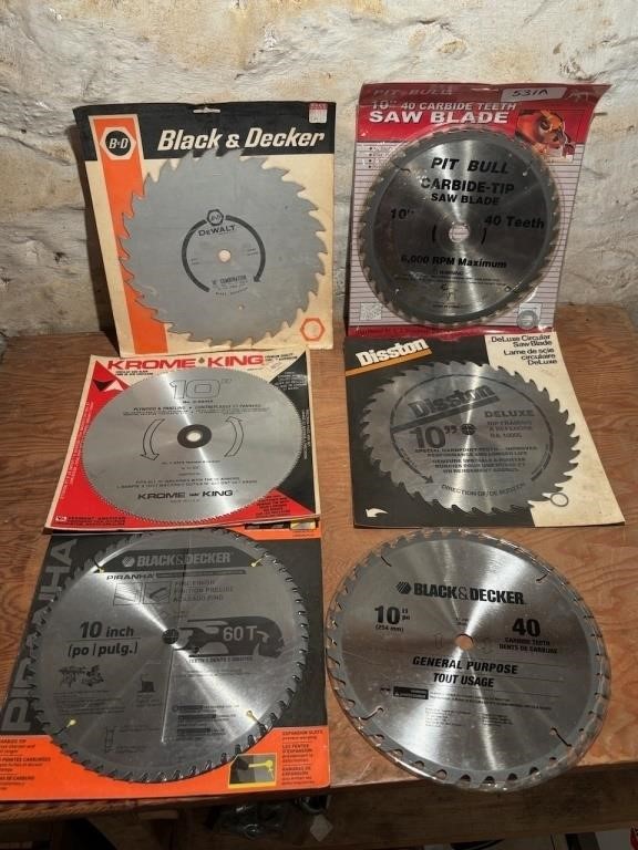 Collection of 10in Saw Blades
