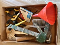 MISC TOOLS, CLAMPS, FUNNEL, HAMMER