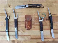 Lot of Five (5) Pocket Knifes