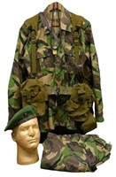 Named Vet Bring Back Iraqi Uniform W/ Beret & Gear