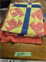 Vintage multicolored quilt