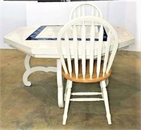 Tile Top Breakfast Table & 2 Chairs