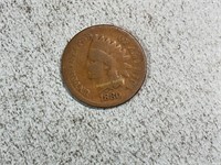 1880 Indian head cent