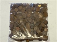 Bag of rare Indian Head pennies