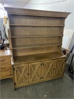 Oak China hutch