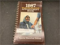 1987 nurses appointment book historical edition
