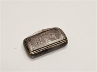 ENGRAVED PILL BOX MIDDLE EASTERN