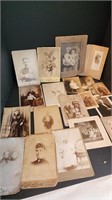 Antique Cabinet Card Collection