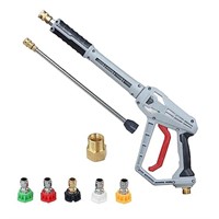 Sooprinse High Pressure Washer Gun Kit with