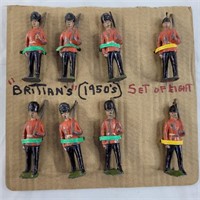 1950's Britains, set of 8 Toy Soldiers!