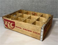 Vintage RC royal crown cola soda crate