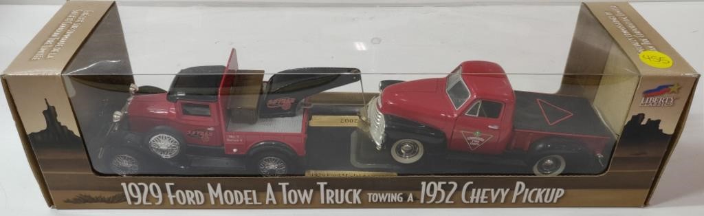 1929 Ford Model A Tow Truck & 1952 Chevy Pickup