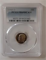 PCGS PR69DCAM 1989-S 10C