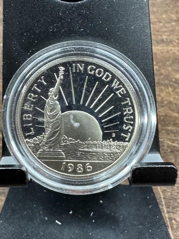 1986 PROOF CLAD HALF DOLLAR