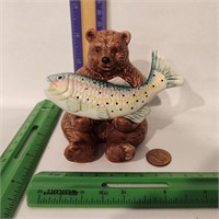 Salt&Pepper shaker bear & fish set