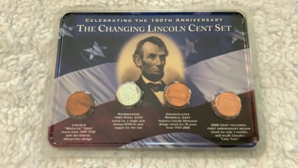 The 100th Anniversary 
The Changing Lincoln Cent