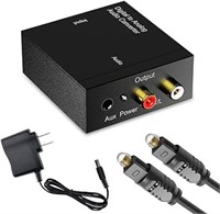 Analog Audio Converter- 92kHz Aluminum Optical to