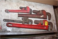 Four Pipe Wrenches