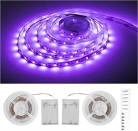 JUNWEN Black Light LED Strip Lights, 13.2ft/6.6ft