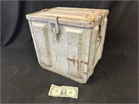 Military Metal Ammo Can - Good Condition