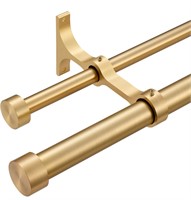 ($154) Lwiiom Double Curtain Rods