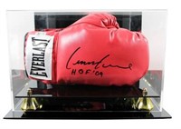 Lennox Lewis Signed Glove W/ Case BAS Witnessed