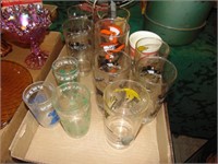 Flat of Collector Glasses and Swanky Swigs