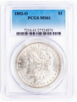 Coin 1892-O  Morgan Silver Dollar PCGS MS61