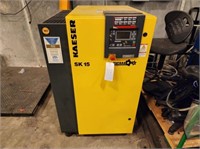 Kaeser Model SK15 Rotary Screw Air Compressor