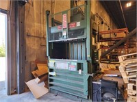 Philadelphia Tramrail Vertical Cardboard Baler