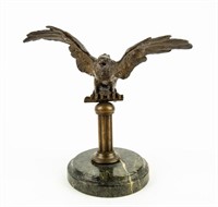 Bronze Eagle On Pillar Pocket Watch Holder