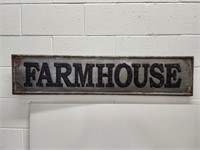 LARGE " FARM HOUSE " SIGN DECOR