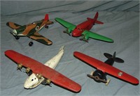 4 Piece Airplane Toy Lot