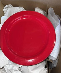 Gibson Red Dinner Ware