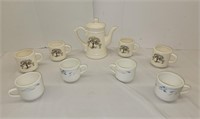 Matching Set of 5, Separate Set of 4 Cups and