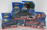 (2) Diecast Truck & Transporters By Hot wheels.
