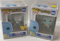 2 Pokemon Squirtle Funko Pops