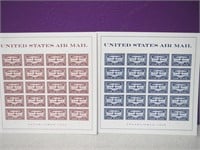 2018  U.S Air Mail Forever Stamp Sheets