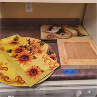 B423 Chopping block, hard placemats Plastic trays