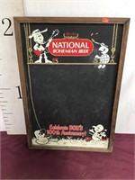 Vintage National Bohemian Beer Chalkboard Sign