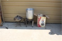 Backyard Classic Turkey Fryer & Charcoal Grill