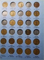 1909-1940 Lincoln Cent Collection in Whitman