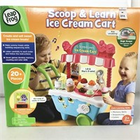 LEAP FROG SCOOP & LEARN ICE CREAM CART AGES 2+