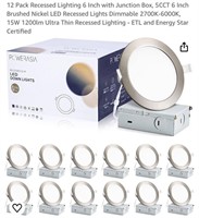 12 Pack Recessed Lighting 6 Inch